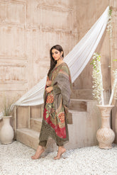 Semi-Unstitched ILONA Fancy Embroidered Collection by Tawakkal D-9590